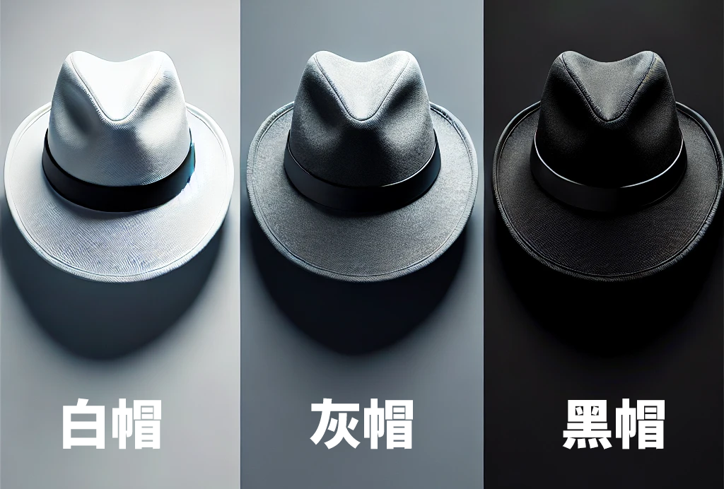 白帽、灰帽、黑帽SEO